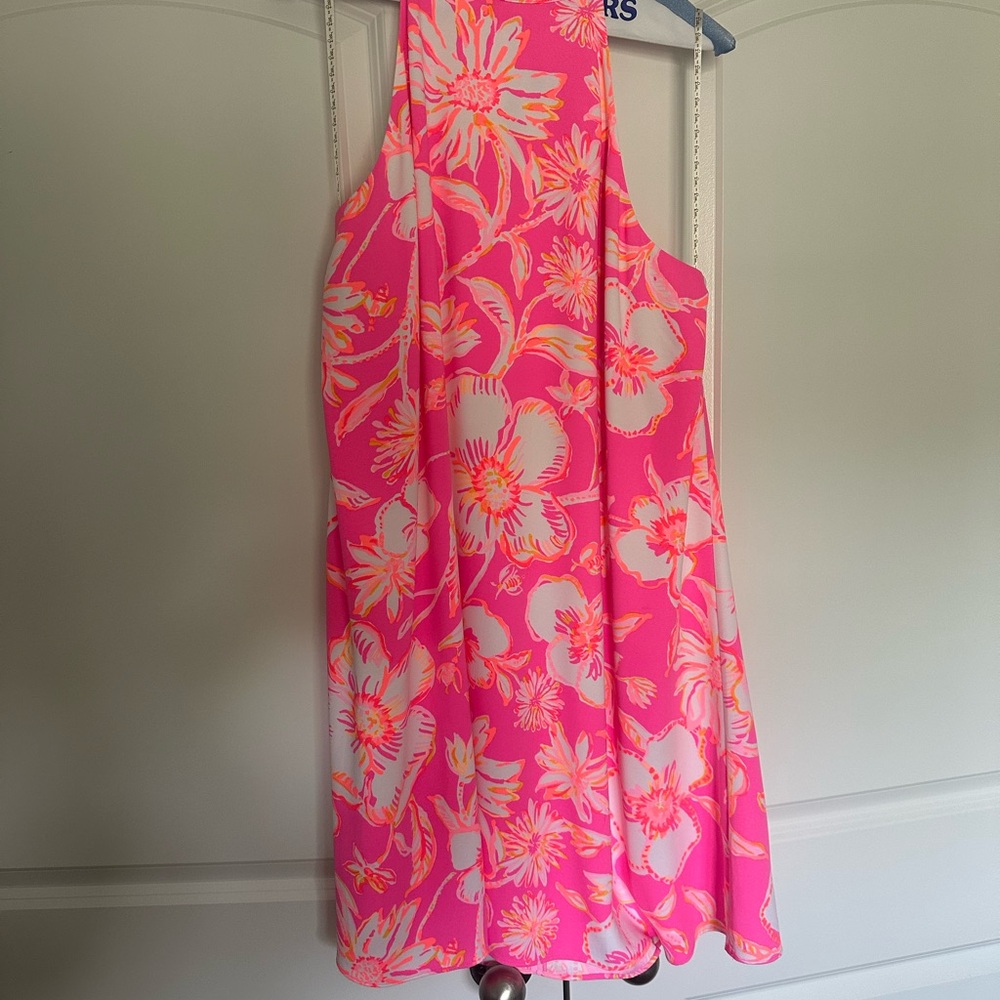 Lilly Pulitzer Pink and White Floral Dress